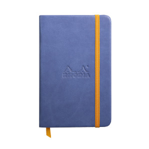 Rhodia Hardcover Notebook - Small - Sapphire Blue - Lined